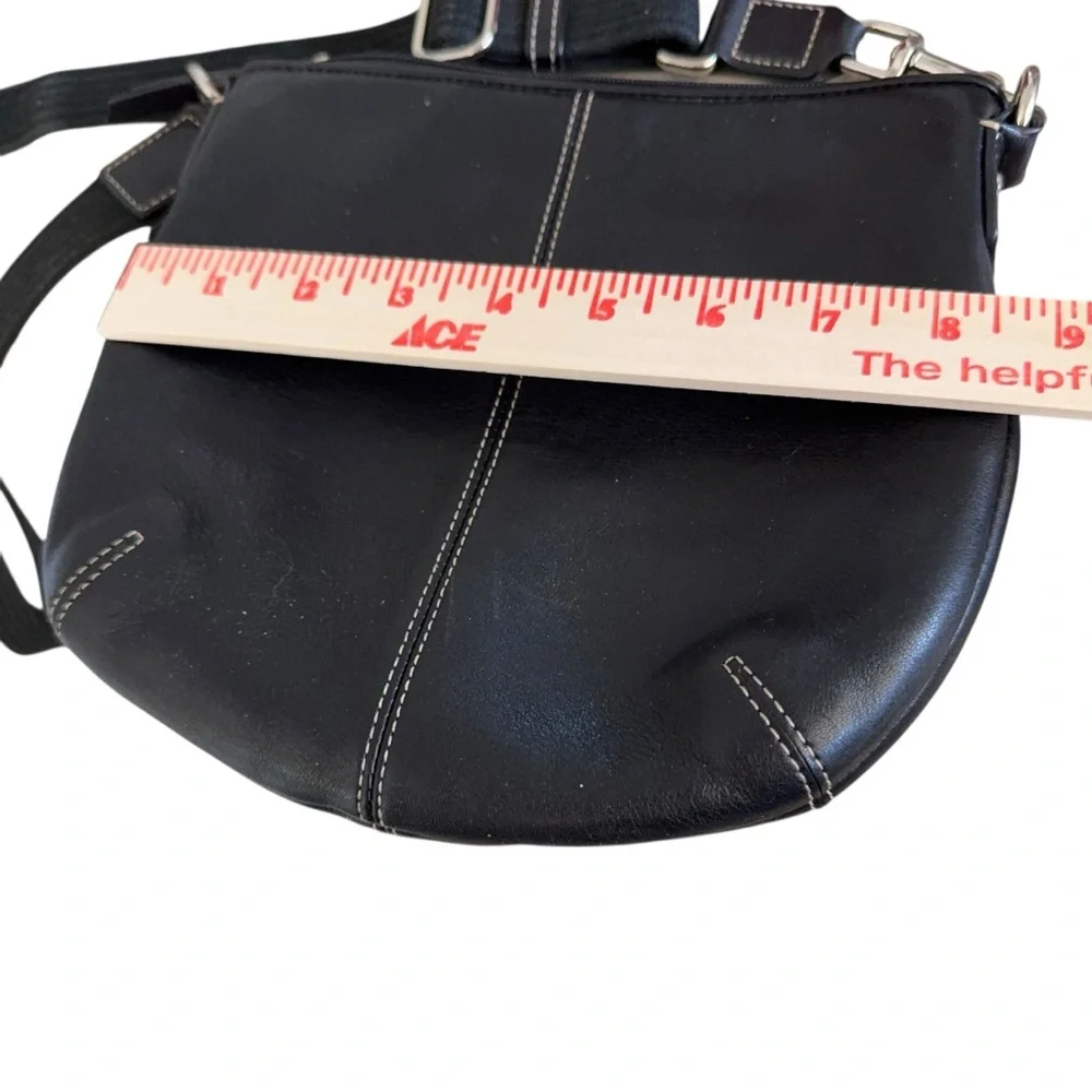 Vintage‎ Coach Black Leather Y2K SoHo  Crossbody Bag Purse Womens